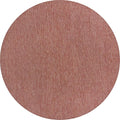 Unique Loom Collection Casual Transitional Solid Heathered Indoor/Outdoor Flatweave Area Rug (10' 8" Round, Rust Red/Beige) by UniqueLoom