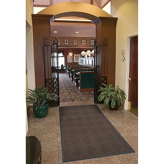 NoTrax 168 Opus™ Rubber-Backed Entrance Mat, for Home or Office 3' X 4' Slate Blue - Image 3