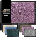 GORILLA GRIP 100% Waterproof All-Season WeatherMax Doormat, Durable Natural Rubber, Stain and Fade Resistant, Low Profile, Indoor Outdoor Door Mats, Easy Clean Entry Mat, 17x29, Purple Confetti Daisy by GorillaGrip