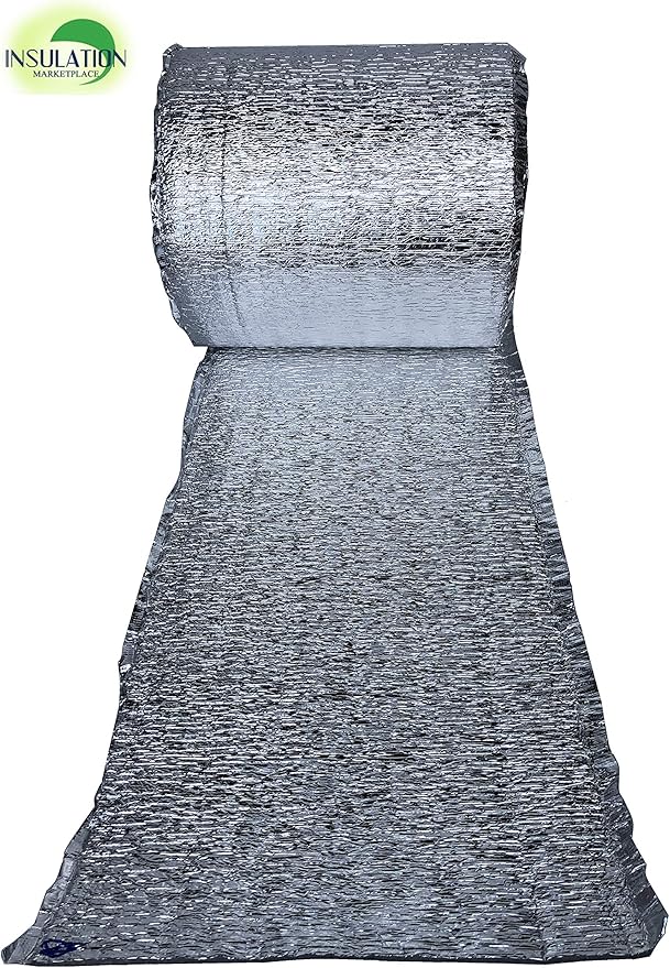 SmartSHIELD -3mm 16"x50Ft Reflective Insulation roll, Foam Core Radiant Barrier, Thermal Insulation Shield, Commercial Grade (16"x50') - Image 2