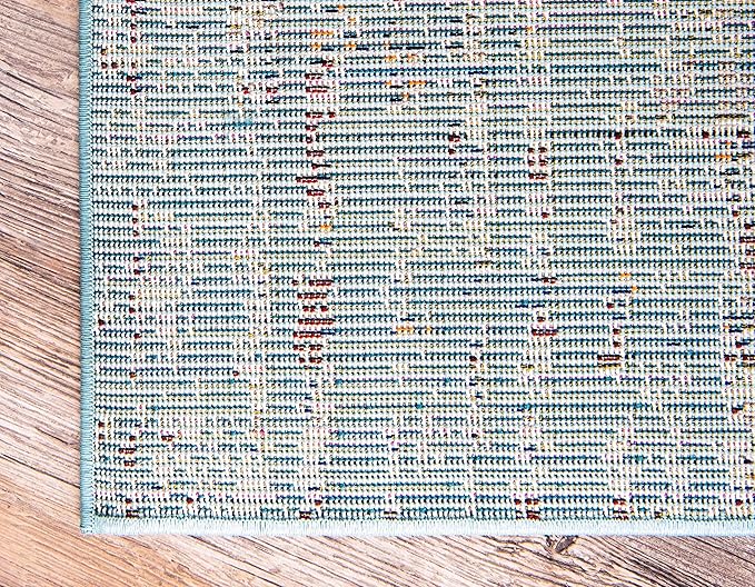 Unique Loom Outdoor Solid Collection Area Rug (9' x 12' 2" Rectangle Rust Red/Beige) - Image 10