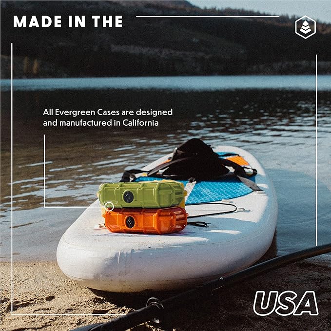 Evergreen 56 Waterproof Dry Box Protective Case with Pick & Pluck Foam - Travel Safe/Mil Spec/USA Made - for Cameras, Phones, Camping, Fishing, Hiking, Water Sports, Knives, Survival (Black) - Image 5