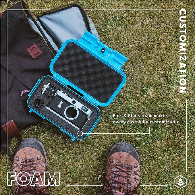 Evergreen 56 Waterproof Dry Box Protective Case with Pick & Pluck Foam - Travel Safe/Mil Spec/USA Made - for Cameras, Phones, Camping, Fishing, Hiking, Water Sports, Knives, Survival (Clear) - Image 9